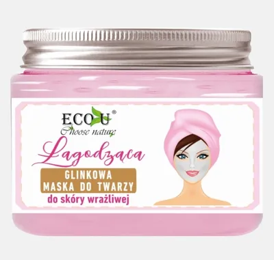Eco U Choose Nature, Łagodząca glinkowa maska do twarzy