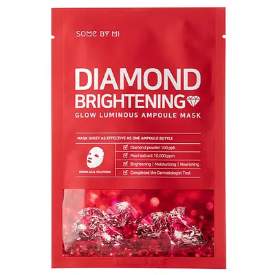 Some by MI Diamond Brightening Glow Iuminous Ampoule Mask (Maska w płachcie o działaniu rozjaśniającym)