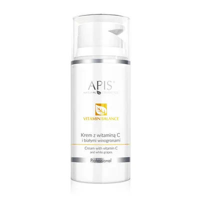 Apis Vitamin Balance, Krem z witaminą C i białymi winogronami (nowa wersja)
