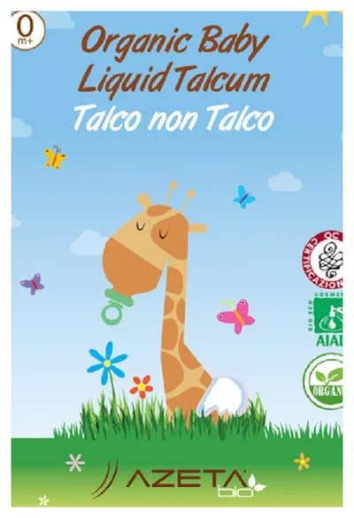 Azeta Bio Organic Baby Liquid Talcum (Talk dla dzieci w postaci kremowej emulsji)