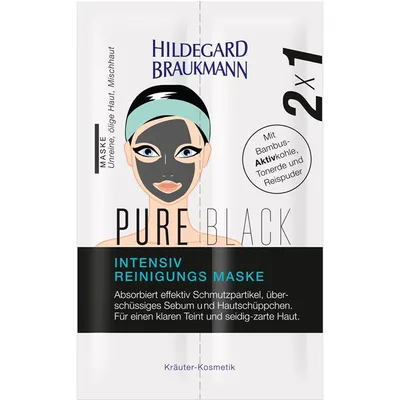 Hildegard Braukmann Kosmetik Pure Black Intensiv Reinigungsmaske (Czarna maseczka oczyszczająca)