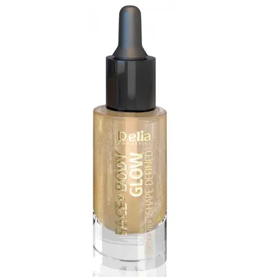 Delia Face & Body Glow Highlighter Shape Defined (Rozświetlacz do twarzy i ciała)