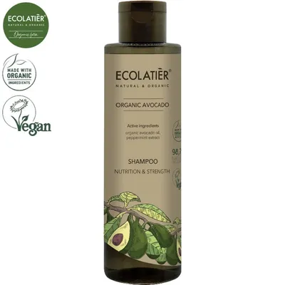 Ecolatier Organic Avocado, Shampoo Nutrition & Strength (Odżywczy szampon do włosów)