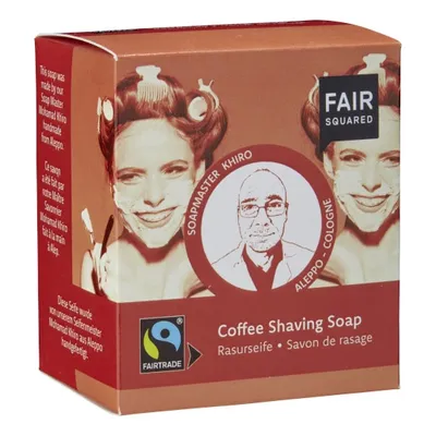 Fair Squared Shaving Soap Coffee (Kawowe mydło do golenia w kostce)