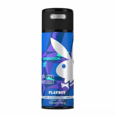Playboy Generation For Him, 24h Deodorant Body Spray (Dezodorant dla mężczyzn)