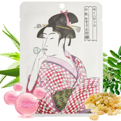 Mitomo Maska z kolagenem i Lithospermum Officinale