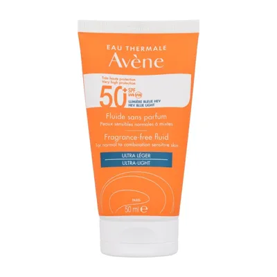 Eau Thermale Avène Fragrance-Free Fluid Ultra-Light SPF50+ (Fluid bez zapachu SPF 50+)