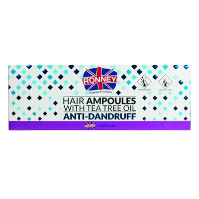 Ronney Professional Hair Ampoules Intensive with Tea Oil Anti-dandruff (Ampułki do włosów)