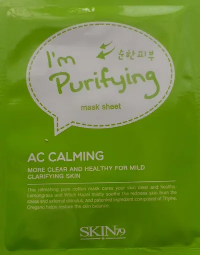 SKIN79 I'm Purifying, Mask Sheet  AC Calming (Rozjaśniająca maska w płachcie)