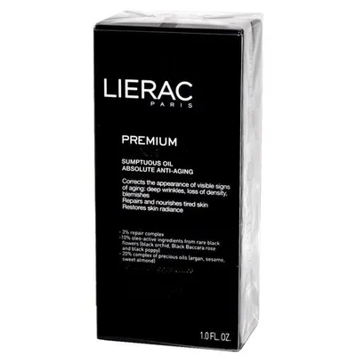 Lierac Premium, Sumptuous Oil Absolute Anti - Aging (Olejek do twarzy `Globalna pielęgnacja`)