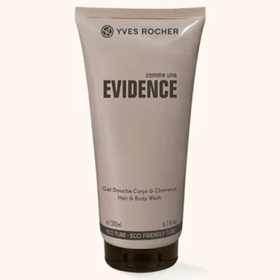 Yves Rocher Comme une Evidence Homme, Gel Douche Corps et Cheveux (Żel pod prysznic do włosów i ciała)