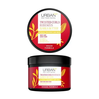 Urban Care Twisted Curls Hibiscus & Shea Butter, Intensive Treatment Hair Mask (Maska do włosów falowanych i kręconych)