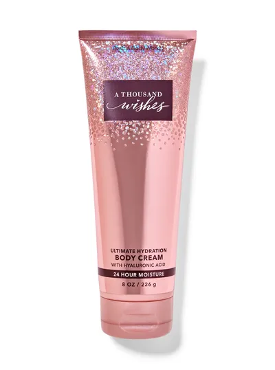 Bath & Body Works A Thousand Wishes, Ultimate Hydration Body Cream With Hyaluronic Acid (Nawilżający krem do ciała z kwasem hialuronowym)