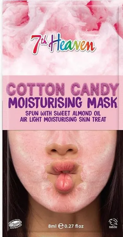 7th Heaven Cotton Candy Cream, Moisturizing Mask (Wata Cukrowa, Kremowa maseczka)