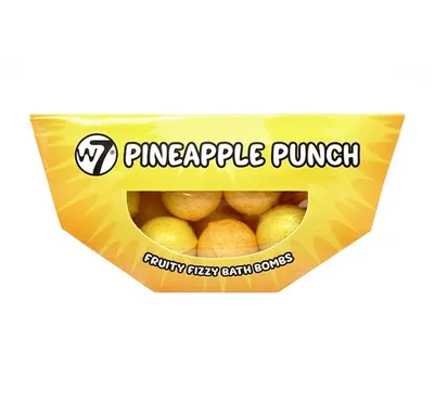 W7 Fruity Fizzy Bath Bombs Pineapple Punch (Mini kule do kąpieli)