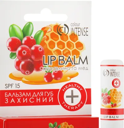 Colour Intense Lip Balm Cranberry And Honey (Balsam do ust Żurawina i miód)
