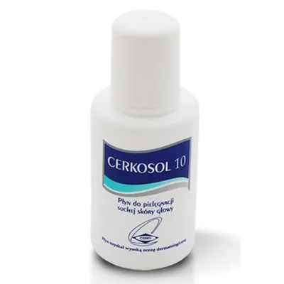 Cerko Cerkosol 10 (Płyn do pielęgnacji suchej skóry głowy)