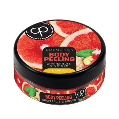 Cosmepick Body Peeling Grapefruit & Ginger (Cukrowy peeling złuszczająco wyszczuplający do ciała)