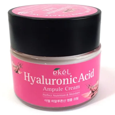 Ekel Ampule Cream Hyaluronic Acid (Krem nawilżający do twarzy z kwasem hialuronowym)