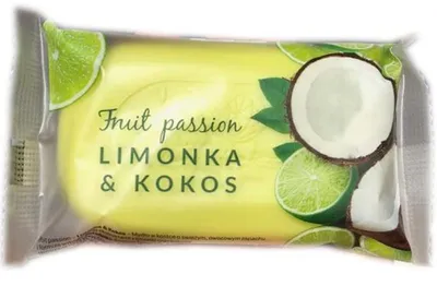 Fruit Passion Mydło w kostce `Limonka & kokos`