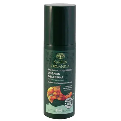 Karelia Organica Organic Oblephika, 100 % naturalne serum do włosów `Głęboka odnowa oraz nasycenie `