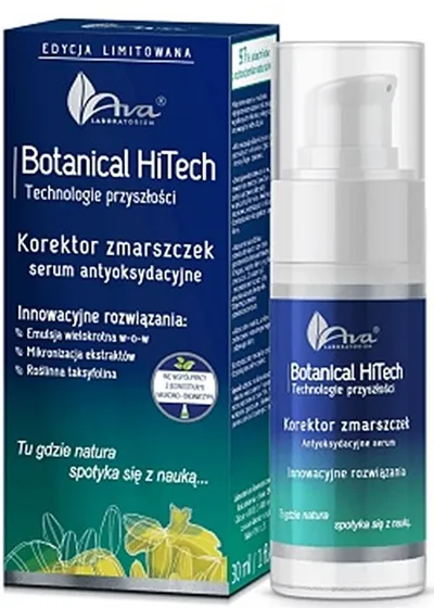 Laboratorium Kosmetyczne AVA Botanical HiTech, Korektor zmarszczek serum antyoksydacyjne