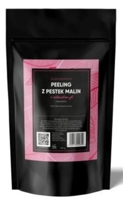 E-naturalne.pl Gruboziarnisty peeling z pestek malin