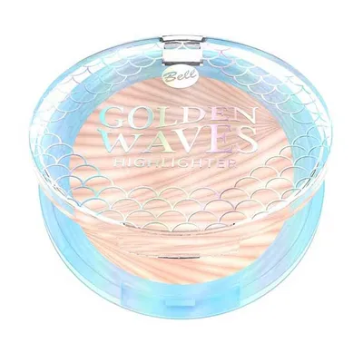 Bell Golden Waves Highlighter (Rozświetlacz do twarzy i ciała z efektem tafli)
