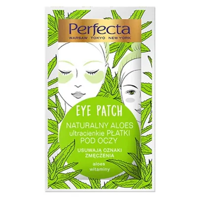 Perfecta Eye Patch, Ultracienkie płatki pod oczy `Naturalny aloes`