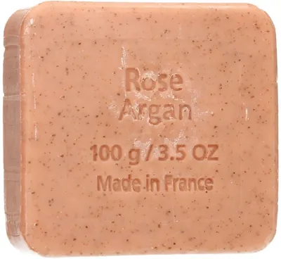 Savon du Midi Złuszczające mydło różane z olejkiem arganowym