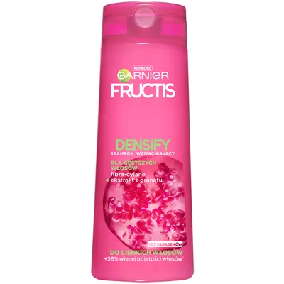 Garnier Fructis, Densify, Szampon wzmacniający do cienkich włosów