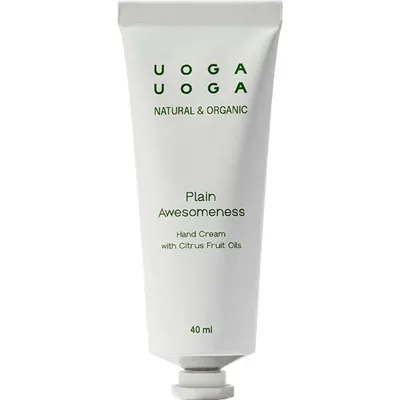 Uoga Uoga Plain Awesomennes ,Hand Cream With Citrus Fruit Oils (Naturalny krem ​​do rąk z olejkami cytrusowymi)