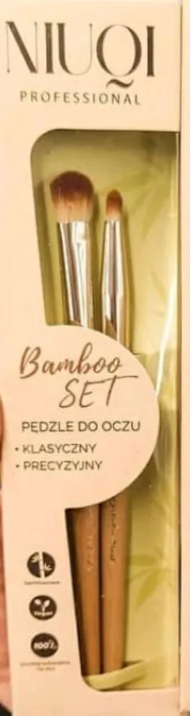 Niuqi Bamboo Set, Bambusowe pędzle do oczu: klasyczny i precyzyjny