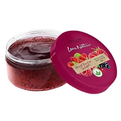 Oriflame Love Nature, Forest Berries Delight, Exfoliating Body Scrub Jam (Peeling do ciała)