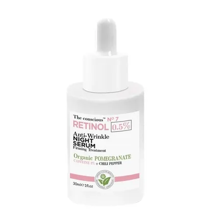 Biovene Barcelona The Conscious No 7 Retinol 0,5% Anti-Wrinkle Night Serum (Serum z retinolem 0,5%)