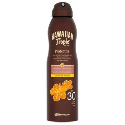Hawaiian Tropic Protective Dry Spray Oil SPF 30 (Olejek ochronny do opalania w sprayu)