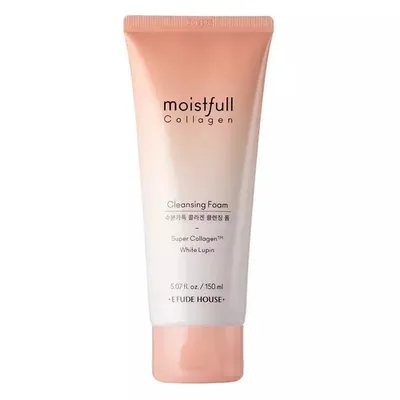Etude Moistfull Collagen Cleansing Foam (Lekka pianka do mycia twarzy z kolagenem)
