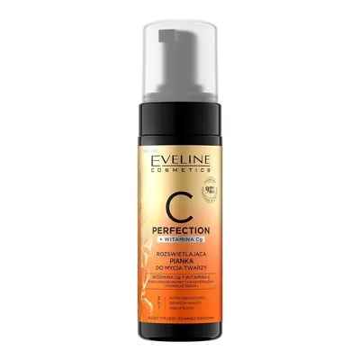 Eveline Cosmetics C Perfection + Witamina Cg, Rozświetlająca pianka do mycia twarzy