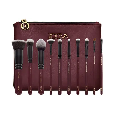 Zoeva Opulence, Vegan Brush Set (Zestaw 10 pędzli do makijażu)