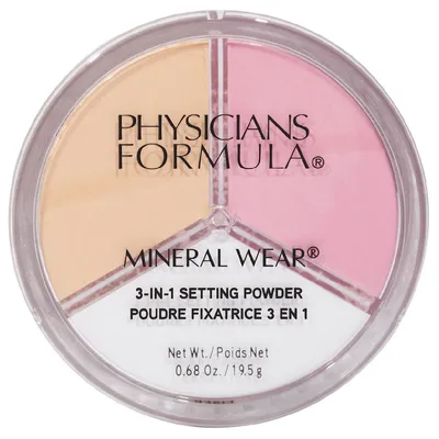 Physicians Formula Mineral Wear, 3 in 1 Setting Powder (Puder mineralny 3 w 1)