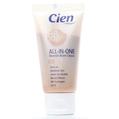 Cien BB Cream, All - in - one Blemish Balm Cream SPF 15 (Upiększający krem BB 6 w 1)