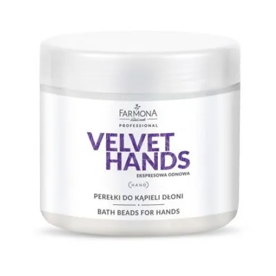 Farmona System Professional Velvet Hands, Bath Beads For Hands (Perełki do kąpieli dłoni)