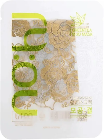 No:HJ Texture Mask, Green Tea Mud Mask (Maseczka w płachcie `Wyciąg z zielonej herbaty`)