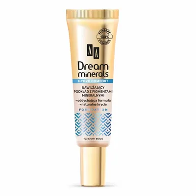 AA Dream Minerals, Hydro Comfort Foundation (Nawilżający podkład z pigmentami mineralnymi)