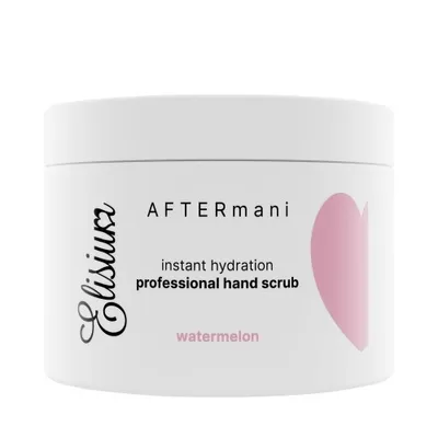 Elisium AFTERmani, Watermelon Instant Hydration Professional Hand Scrub (Nawilżający peeling do rąk o zapachu arbuza)