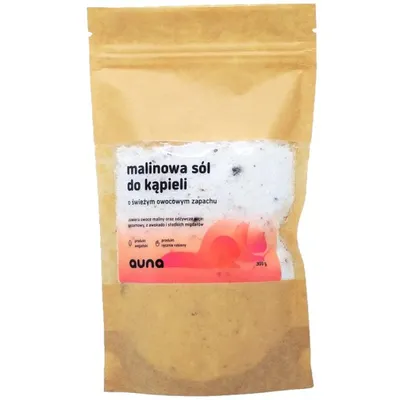Auna Malinowa sól do kąpieli