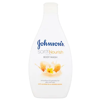 Johnson's Soft & Nourish Body Wash (Żel pod prysznic i do kąpieli `Olejek migdałowy i jaśmin`)