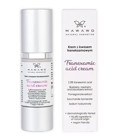Mawawo Natural Cosmetics Tranexamic Acid Cream (Krem z kwasem traneksamowym)