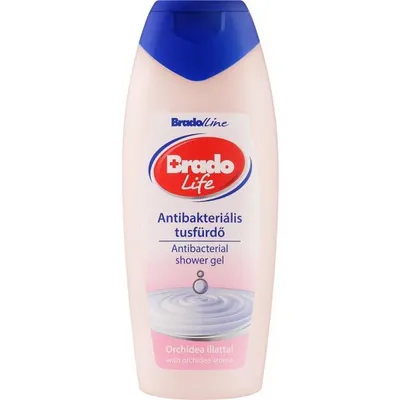 BradoLine Brado Life, Antibacterial Shower Gel with Orchidea Aroma (Antybakteryjny żel pod prysznic o zapachu orchidei)