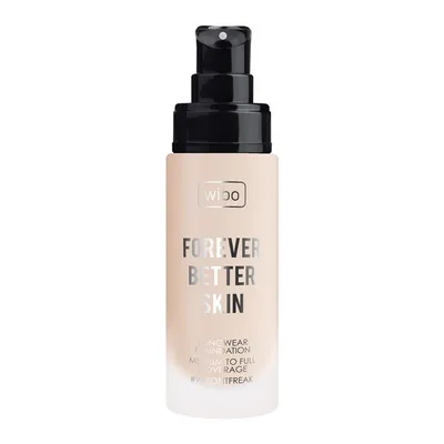 Wibo Forever Better Skin Longwear Foundation (Długotrwały podkład o średnim- naturalnym poziomie krycia)